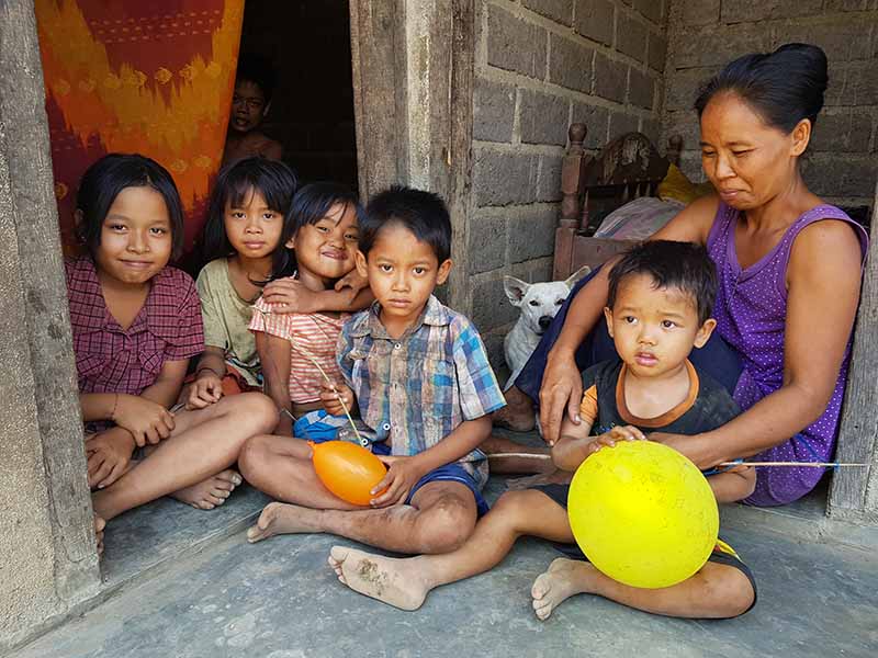 kinderen Bali armoede